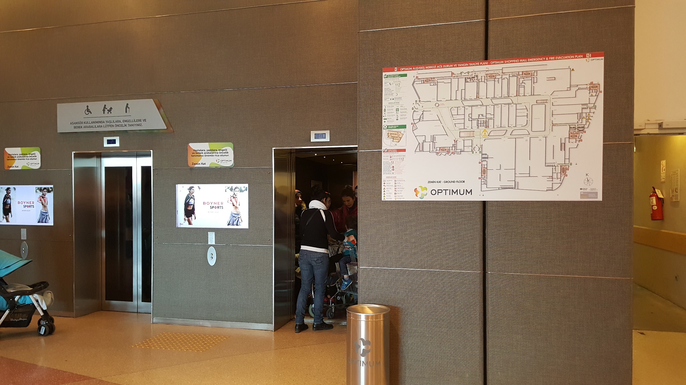 Adana Optimum AVM Acil Durum Tahliye ve Yangın Tahliye Planı