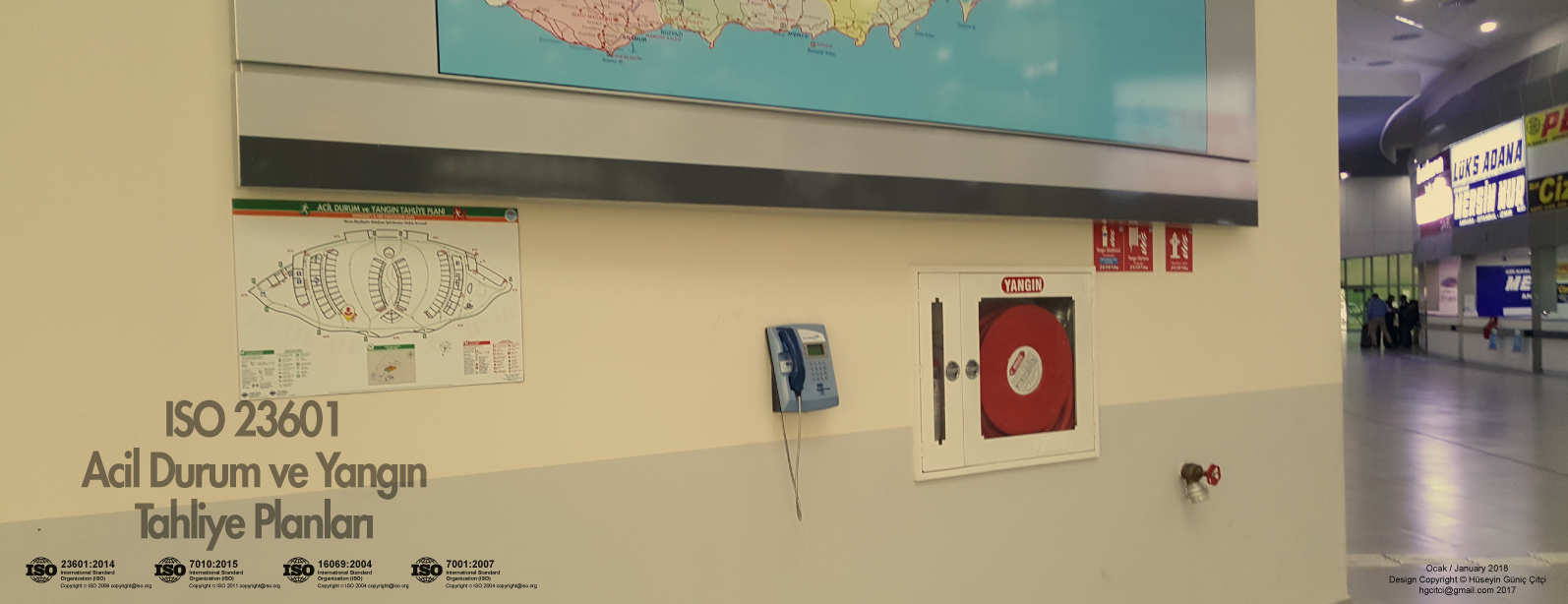 ISO 23601 Acil Durum Tahliye ve Yangın Tahliye Plan Örnekleri