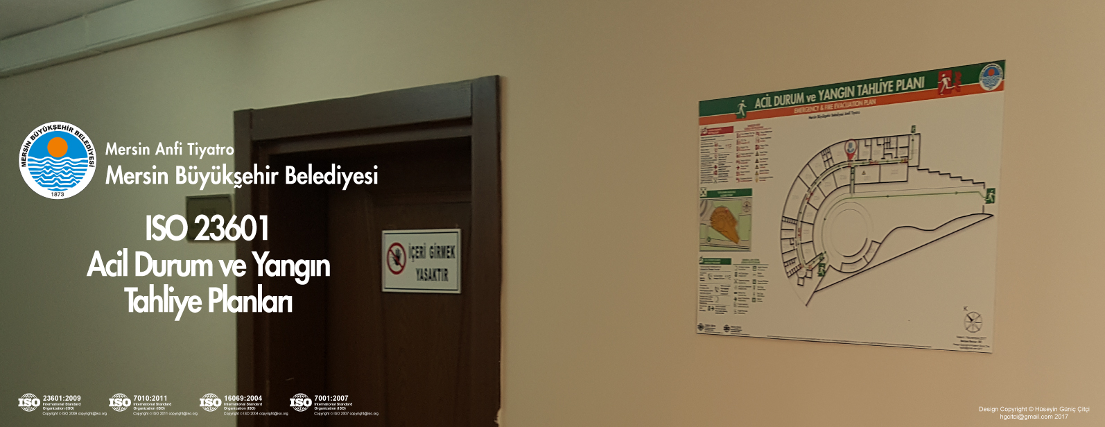 Anfi Tiyatro Mersin Büyükşehir Belediyesi ISO 23601 Acil Durum Ve Yangın Tahliye Kat Planları