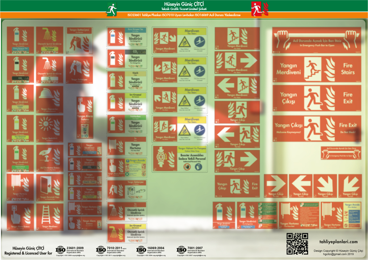 ISO 7010 Uyarı Levhaları_fire