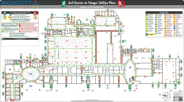 Acil Durum ve Yangın Tahliye Kat Planı