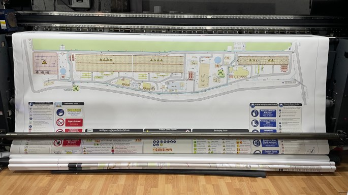 Jeotermal Elektrik Santrali Saha Tahliye Planı 200x300cm 
Acil Durum ve Yangın Tahliye Planı Acil Durum Eylem Planı Tahliye Krokisi Animated Risk Haritası