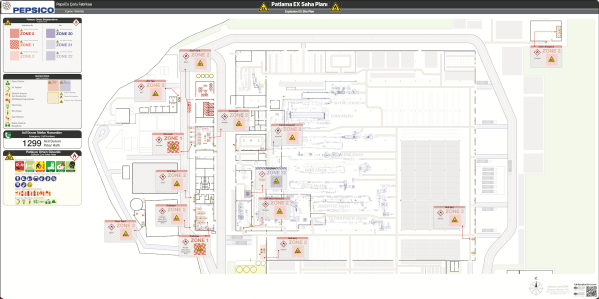 Gazlı İçecek Üretim Tesisi ISO 23601  Acil Durum ve Yangın Tahliye Planları