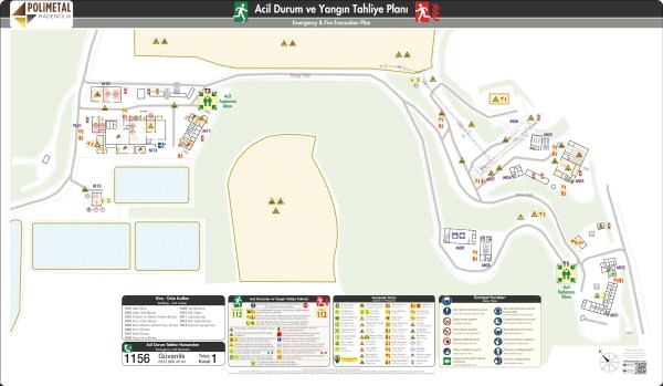 Maden İşletmesi ISO 23601 Acil Durum ve Yangın tahliye Planları