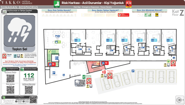 Sel Taşkın Risk Noktaları - Uyarı Levhası ve ADEP Talimat Asılması Gerken Yerleri