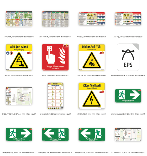 Gıda Üretim Tesisi ISO 23601 Acil Durum ve Yangın Tahliye Planları