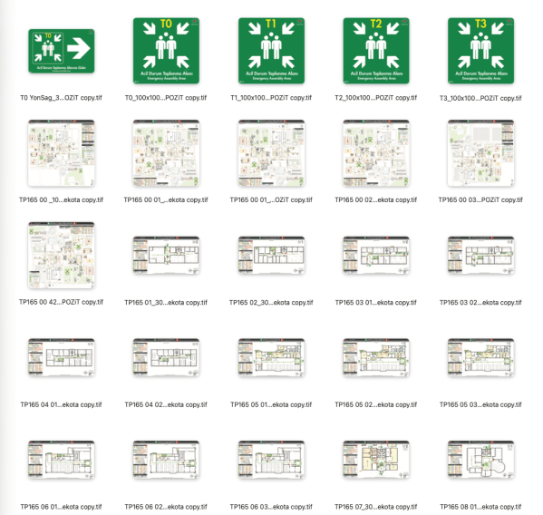 Soda Üretim Tesisi ISO23601 Acil Durum ve Yangın Tahliye Plan Örnekleri