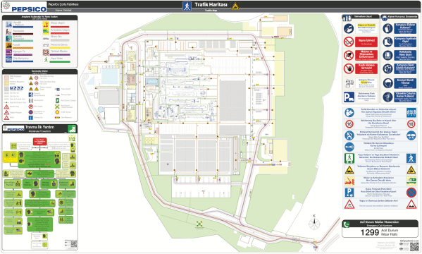 Gazlı İçecek Üretim Tesisi ISO 23601  Acil Durum ve Yangın Tahliye Planları