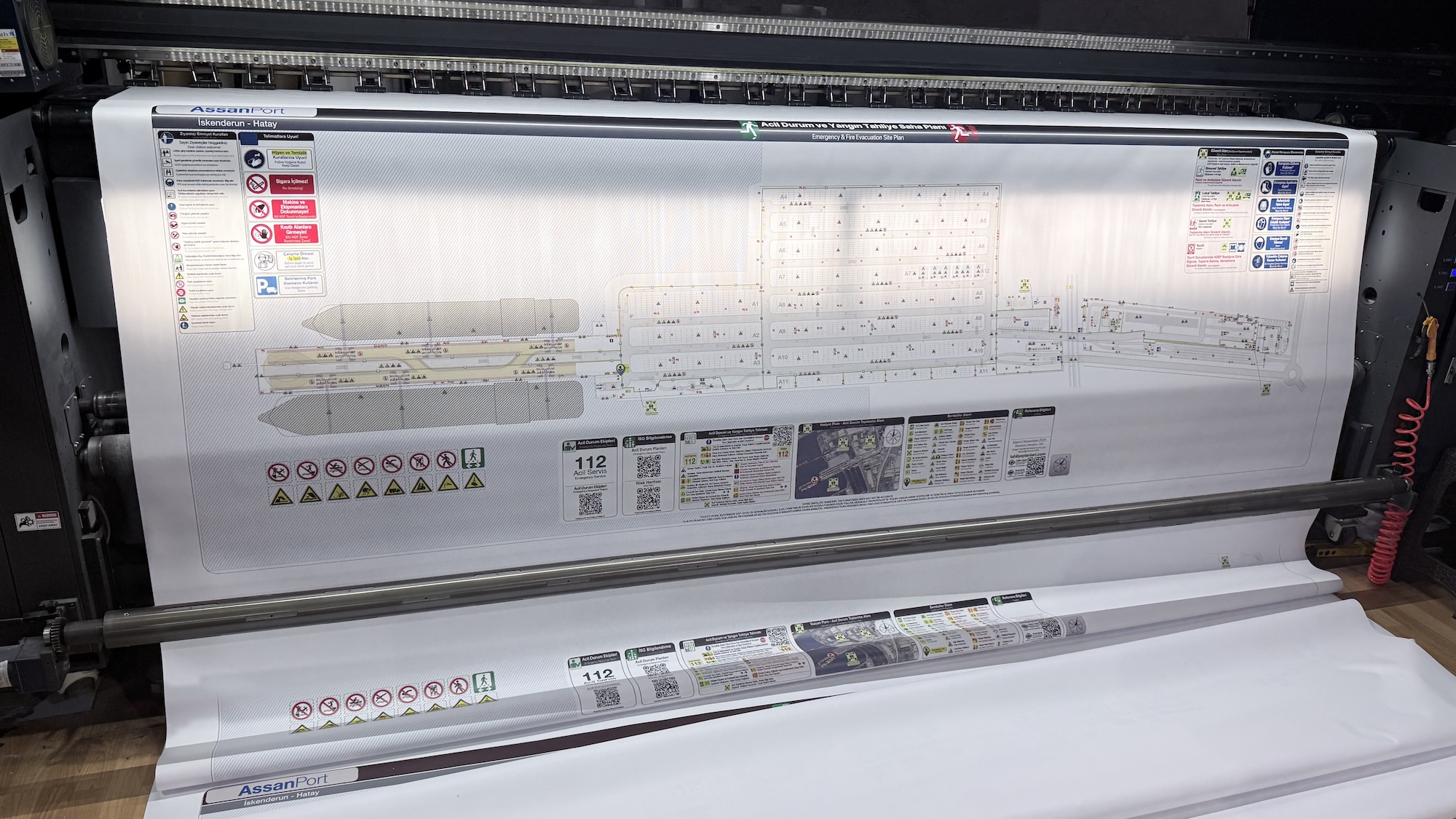 Konteynır Limanı ISO23601 Acil Durum ve Yangin Tahliye Plani 