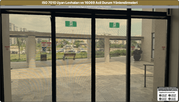 
ISO 7010 Acil Durum ve Yangın Uyarı Levhaları Örnek Uygulama 