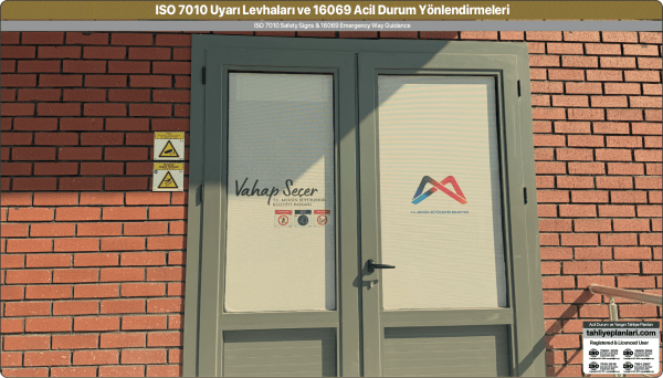 ISO 7010 Acil Durum ve Yangın Uyarı Levhaları Örnek Uygulama